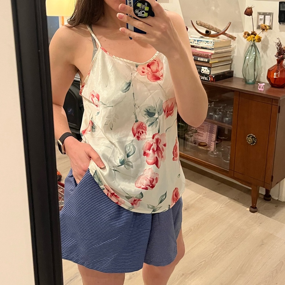 Floral Spaghetti Strap Top